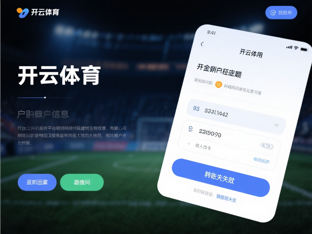 开云体育转账失败 (开云体育转账失败原因及解决方法详解）