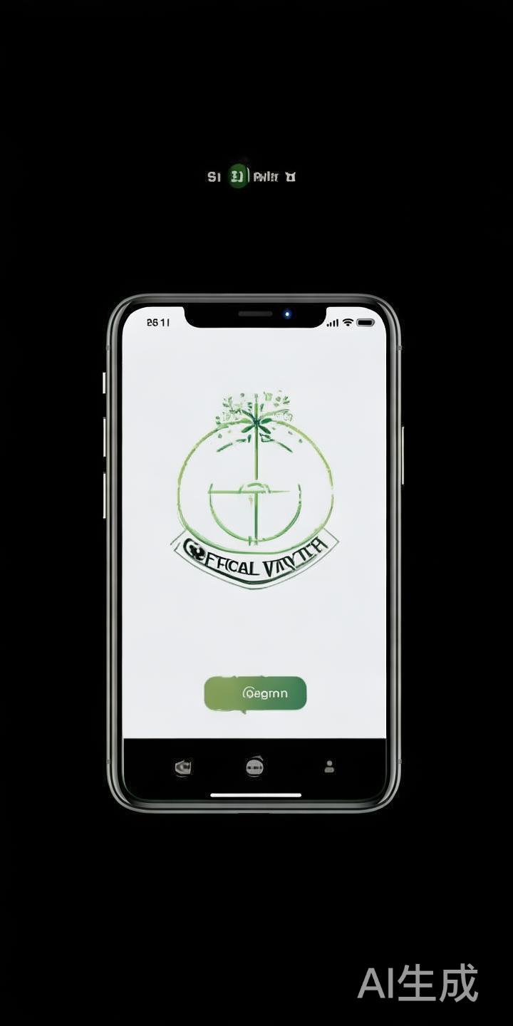 第二步，识别官方验证标志。进入应用后，首屏界面通常